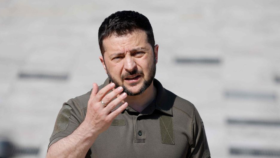 Prezydent Ukrainy Wołodymyr Zełenski