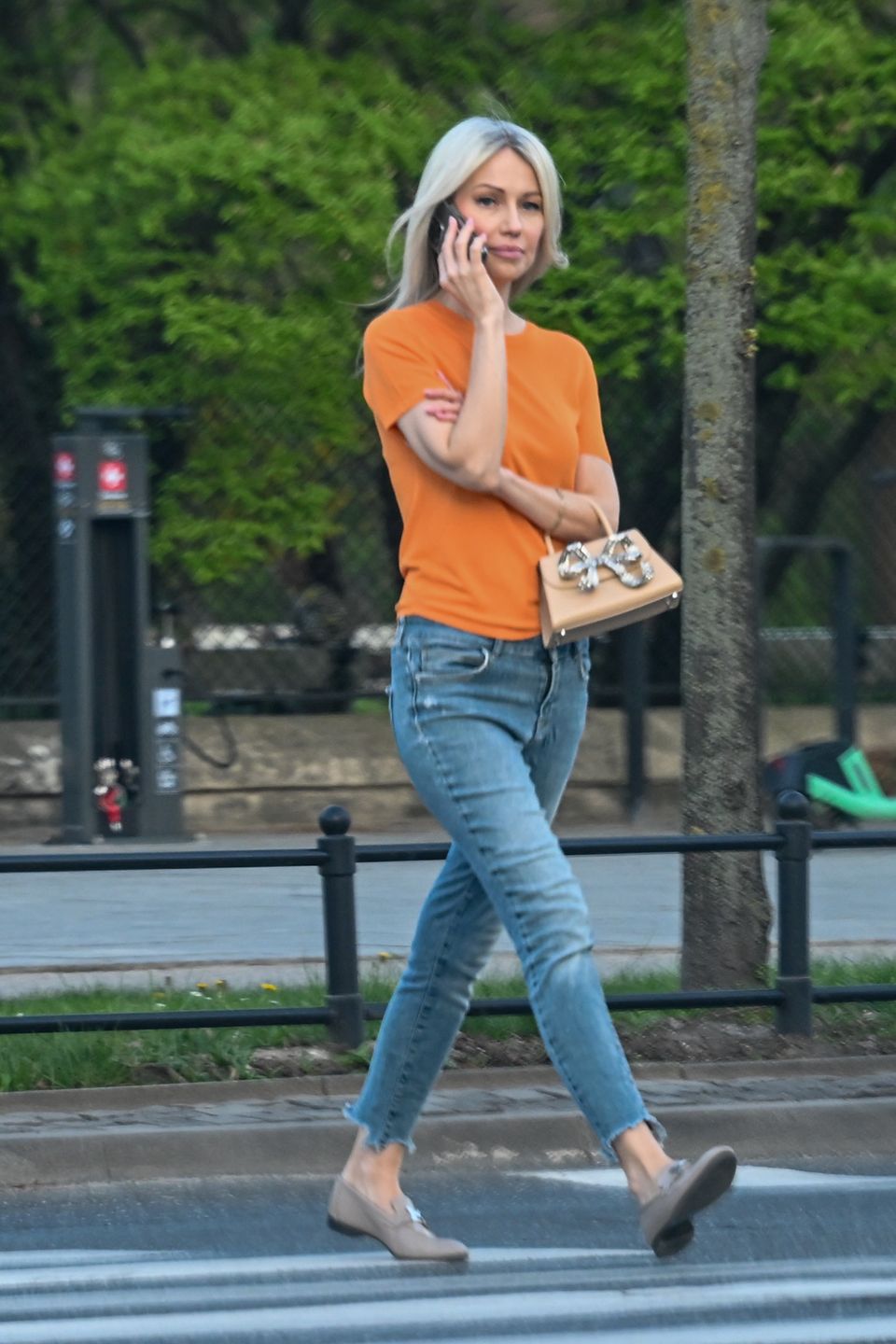 Magdalena Ogórek "przyłapana" na mieście