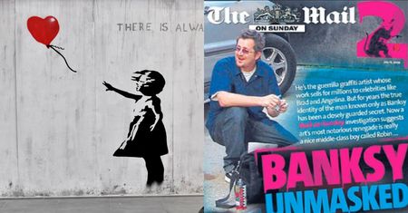 Media odkrywają tożsamość Banksy'ego. Tak ponoć wygląda tajemniczy artysta. Zdradził go ślub w Vegas 20 lat temu?