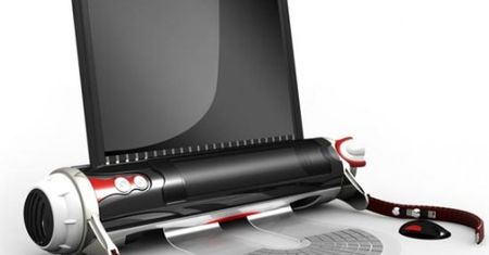 Projekt rozwijanego laptopa