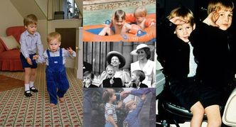 Harry i William na WSPÓLNYCH ZDJĘCIACH: Od dzieciństwa do młodości!