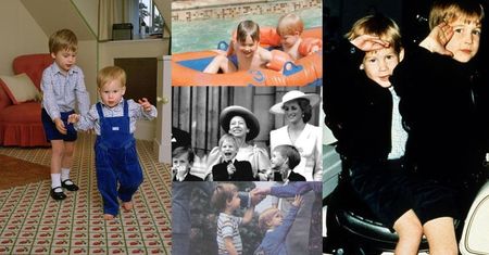 Harry i William na WSPÓLNYCH ZDJĘCIACH: Od dzieciństwa do młodości!