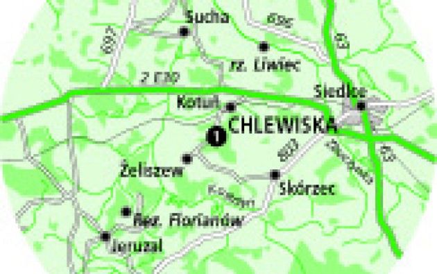 Reymontówka. Chlewiska koło Siedlec. Ważne miejsce na mapie Polski