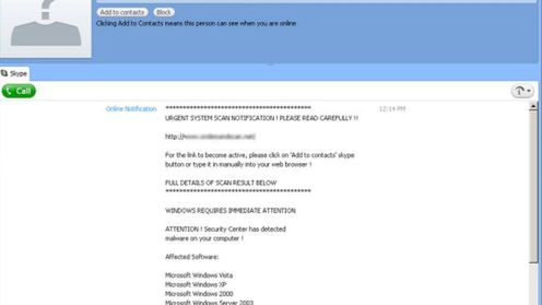 Skype rozprowadza złośliwe oprogramowanie 1