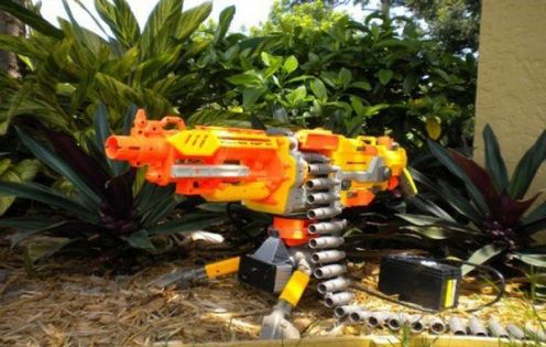 Nerf Gun naprowadzany na źródło ciepła [wideo]