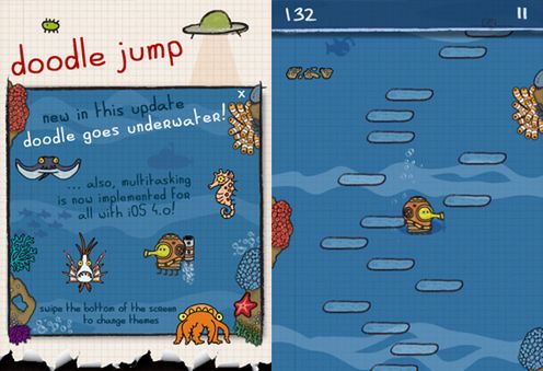 Doodle Jump – nowy podwodny wygląd!