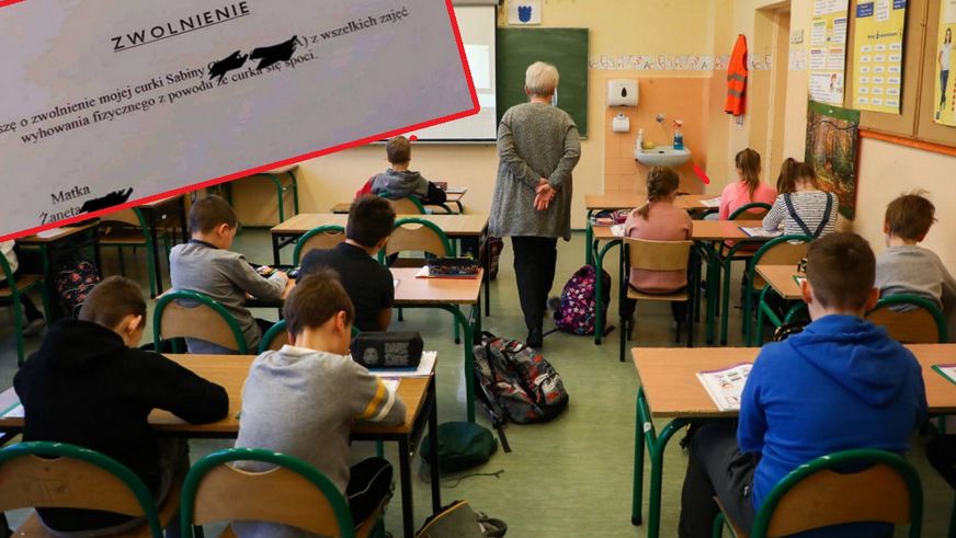 Napisała zwolnienie z WF-u. "Oby tylko curka na polski chodziła"