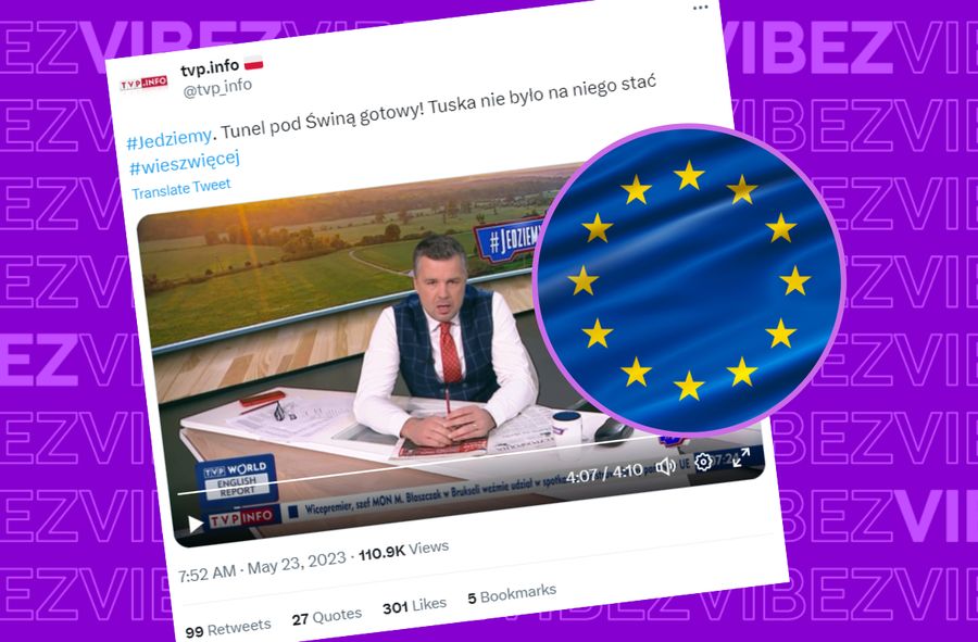 Komisja Europejska prostuje informacje TVP Info