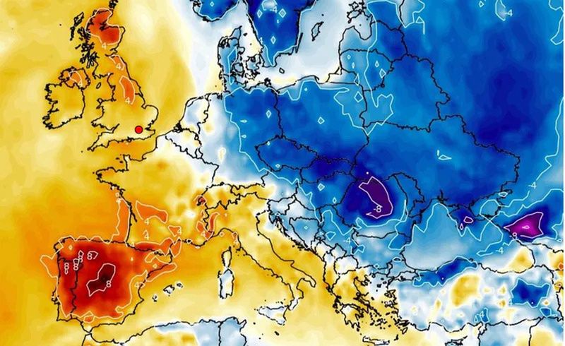 Різка зміна погоди в 
Польщі та Україні