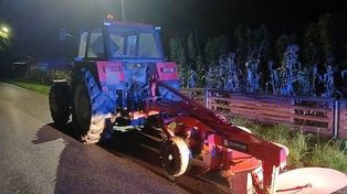 Węgierka: Pług, 3 promile i pytanie policjantów o drogę do domu
