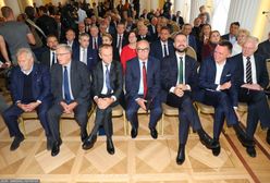 Wspólna konferencja byłych prezydentów i liderów opozycji