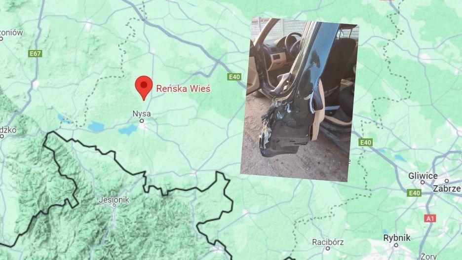 Pijany radny staranował traktorem auto. W środku było dziecko