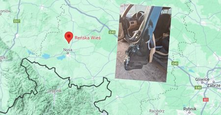Pijany radny staranował traktorem auto. W środku były dzieci