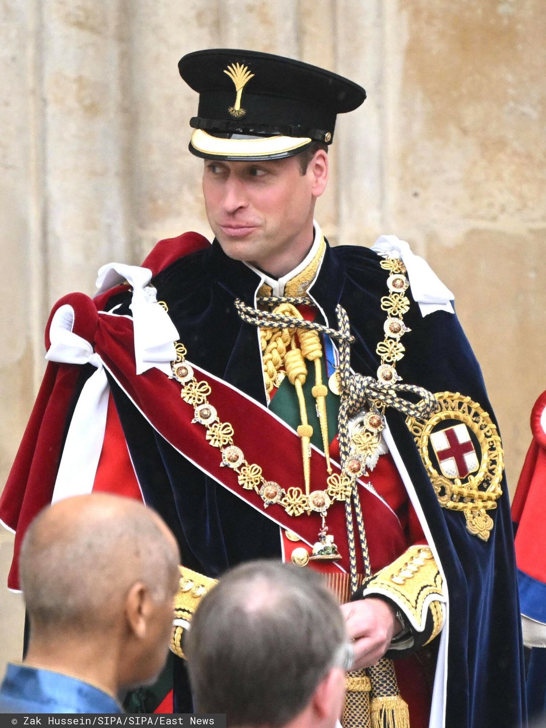 Książę William na koronacji Karola III