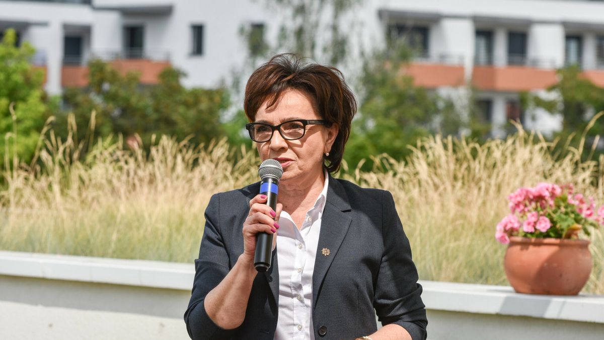 Spotkanie marsza?ek Sejmu El?biety Witek z mieszka?cami Leszna
Fot. NewsLubuski/East News, Leszno, 24.07.2021, Wizyta Elzbiety Witek (N/z) w Lesznie. Marszalek Sejmu RP przedstawiala zalozenia programu Polski Lad podczas spotkania z mieszkancami w hotelu Antoninska. Na spotkaniu obecna byla tez minister rodziny i polityki spolecznej Marlena Malag
NewsLubuski