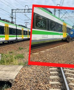 Zderzenie pociągów. Wstrzymany ruch w Łódzkiem