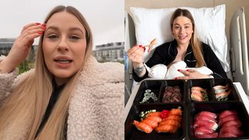 Rozpromieniona Andziaks zajadała się sushi po porodzie. Twierdzi, że inne kobiety też tak mogą: "Kwestia CHĘCI I ORGANIZACJI" (FOTO)