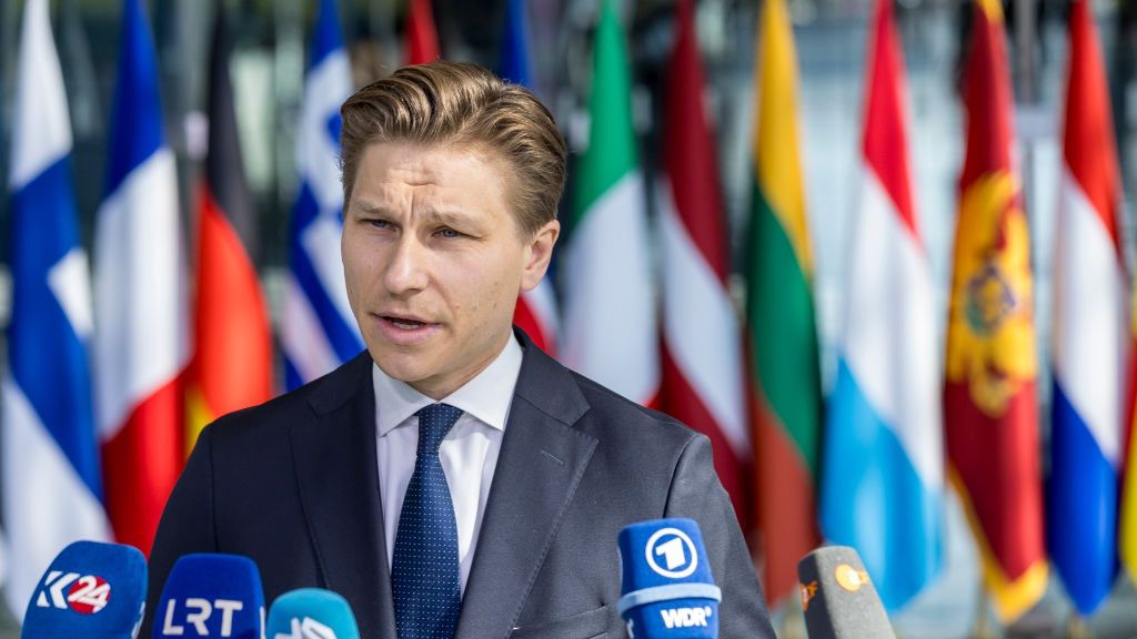 NATO Defense Ministers Meeting
BRUSSELS, BELGIUM - JUNE 13: Antti Häkkänen, Minister of Defense of Finland, speaks to the press after his arrival at NATO headquarters on the first day of the NATO Defense Ministers' Meeting on June 13, 2024 in Brussels, Belgium. Defence Ministers from countries belonging to NATO meet in Brussels. The agenda includes discussions about NATO's deterrence and defence capabilities and preparations ahead of the NATO Summit in Washington DC in July. (Photo by Omar Havana/Getty Images)
Omar Havana