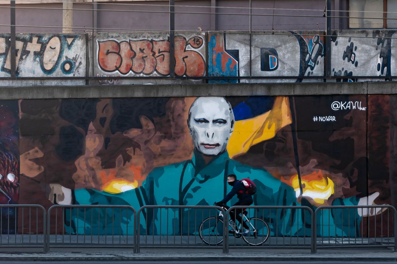 Putin jako "Lord Voldemort". Wymowny mural w Poznaniu