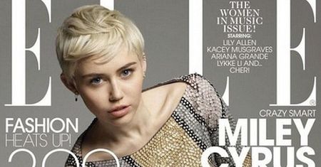 Miley "JAK NAĆPANA" w "Elle"!