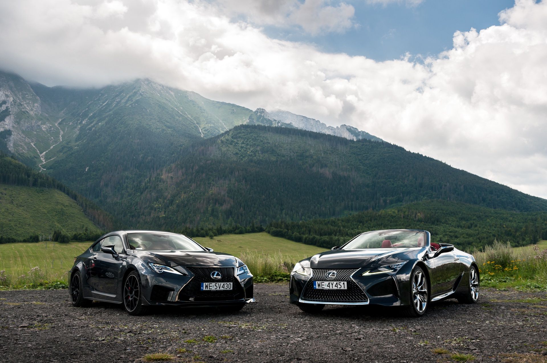 Lexusy w Tatrach
