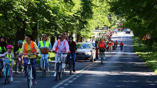 Lublin: To mogło doprowadzić do tragedii. Wjechała między rowerzystów jadących w grupie, potem ruszyła pod prąd