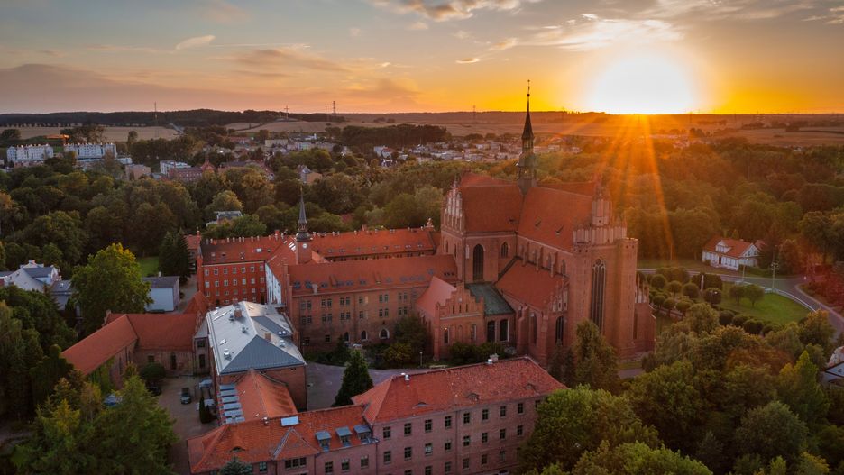 Miasto Pelplin skrywa wiele ciekawych obiektów 