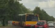 Zderzenie autobusu miejskiego z dwoma BMW na Ursynowie. Jedna osoba ranna