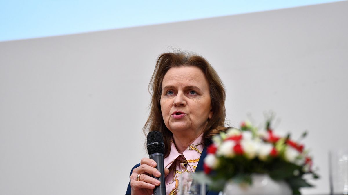 Na zdjęciu prof. Gertruda Uścińska