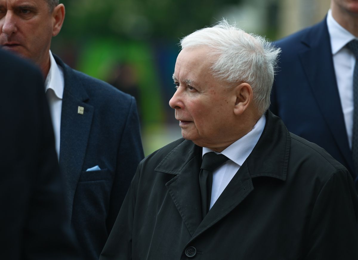 Prezes PiS-u Jarosław Kaczyński