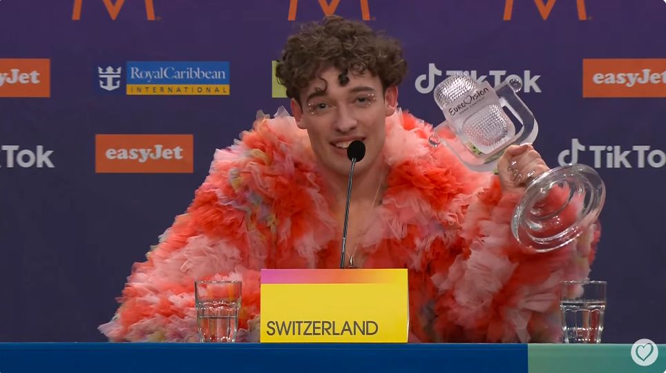 Eurowizyjne trofeum Nemo uległo uszkodzeniu. Wymowne słowa na konferencji