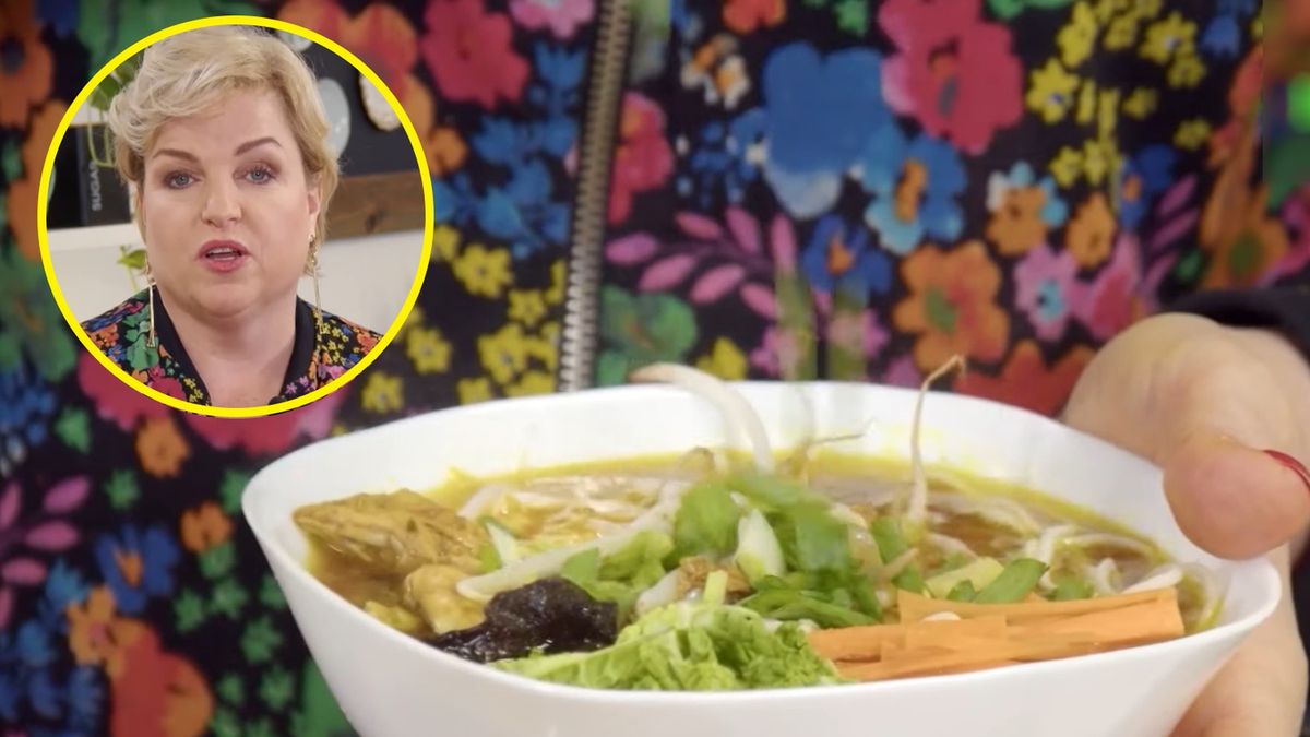 Przepis Katarzyny Bosackiej na ramen z resztek kurczaka 