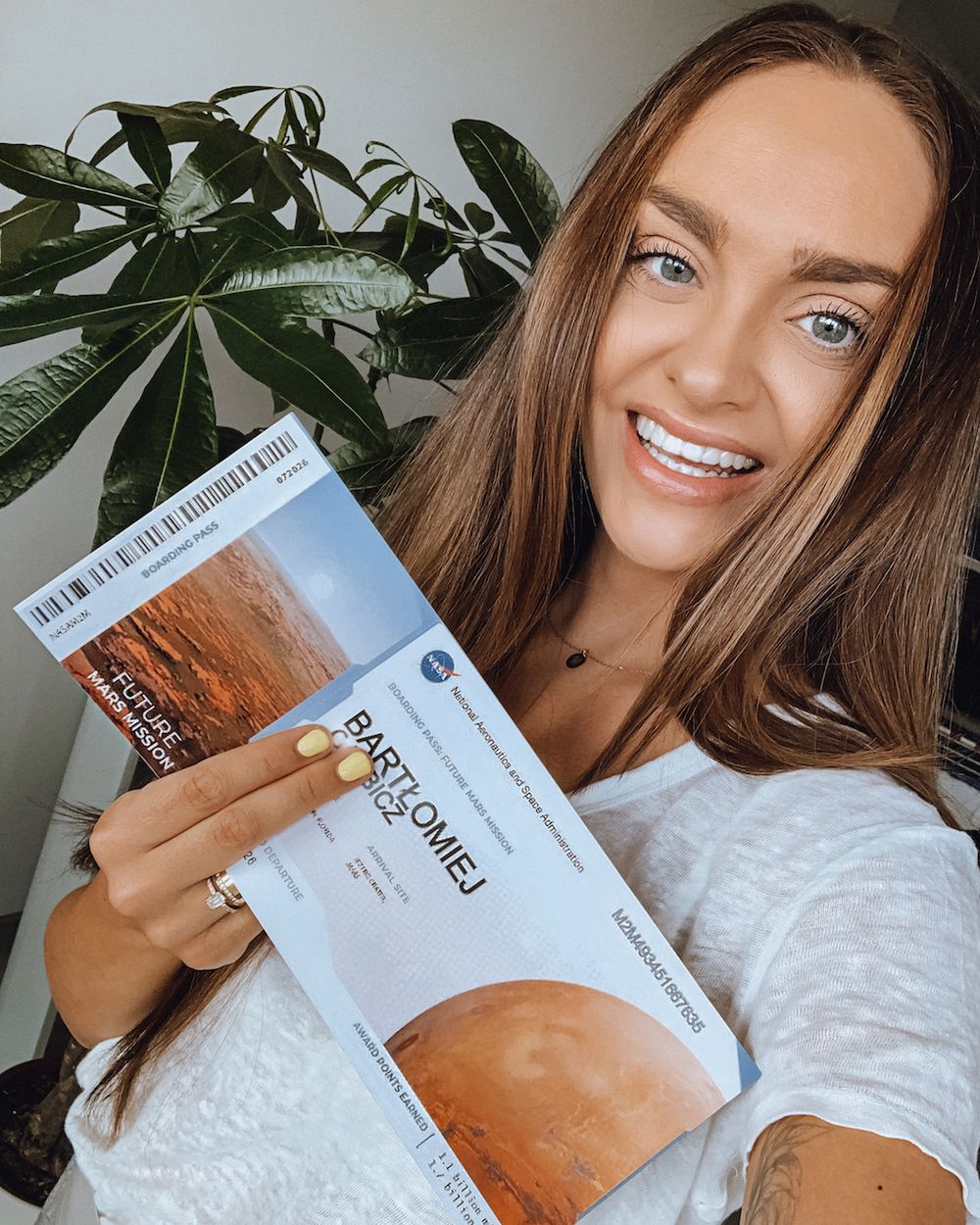 Sylwia Nowak kupiła mężowi bilet na Marsa