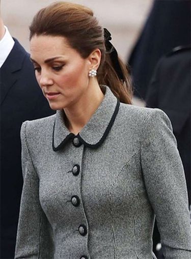 Stylizacja księżnej Kate w Leicester