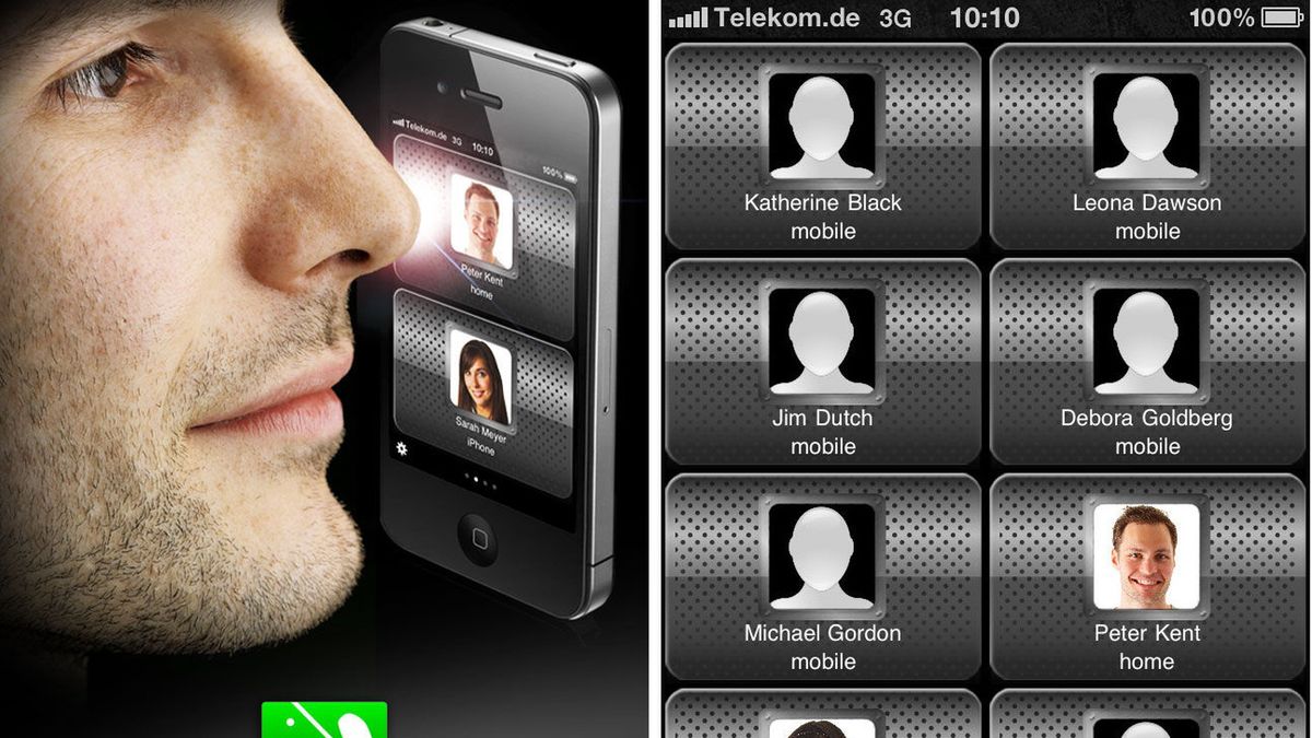 Na mrozie zamiast palca użyj nosa, aby zadzwonić do znajomego 1