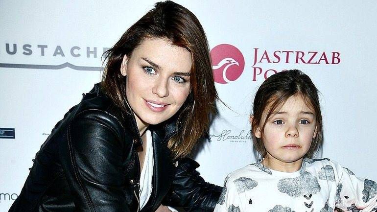 Natasza Urbańska z córką