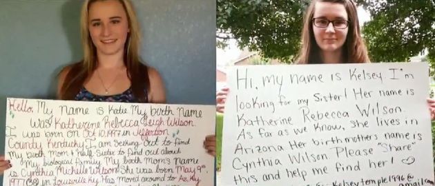 Siostry odnalazły się po latach dzięki mediom społecznościowym