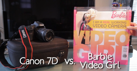 Canon 7D kontra ... lalka Barbie, czyli testowy szczyt absurdu [WIDEO]