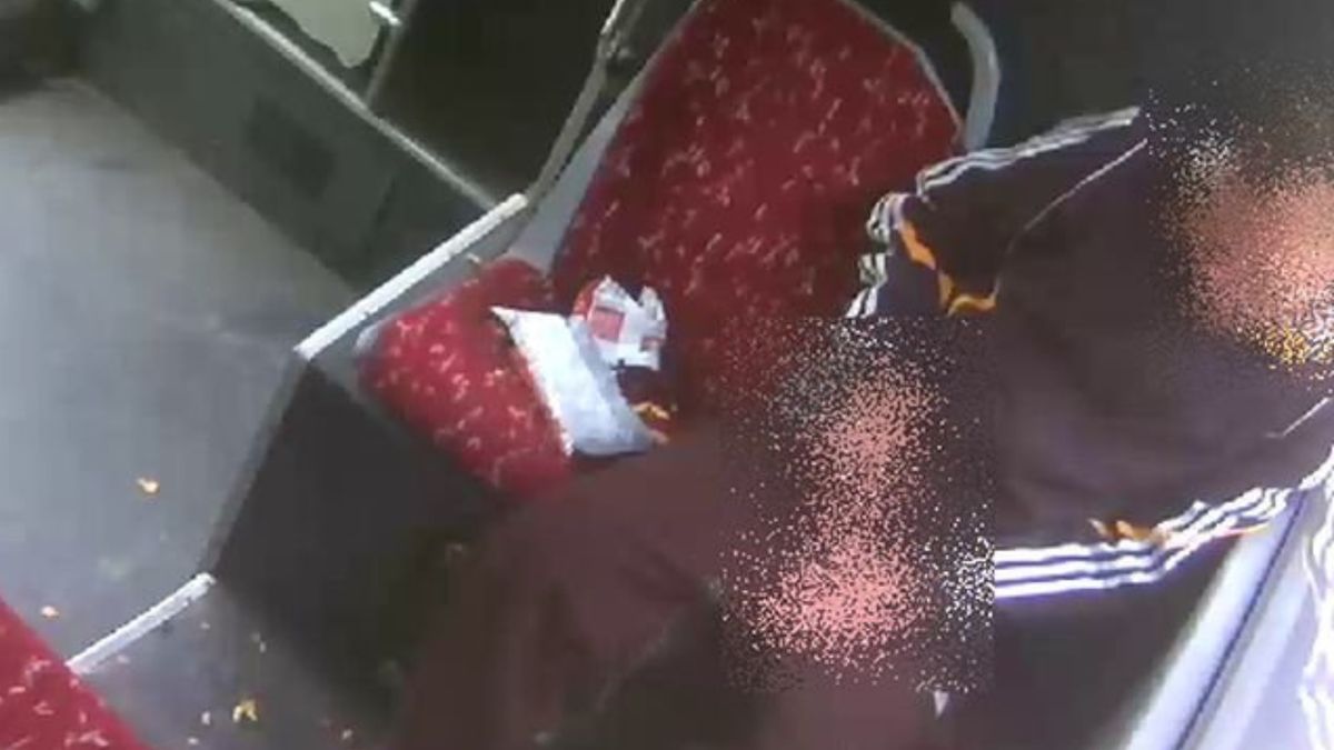 Skandaliczny wybryk w autobusie.