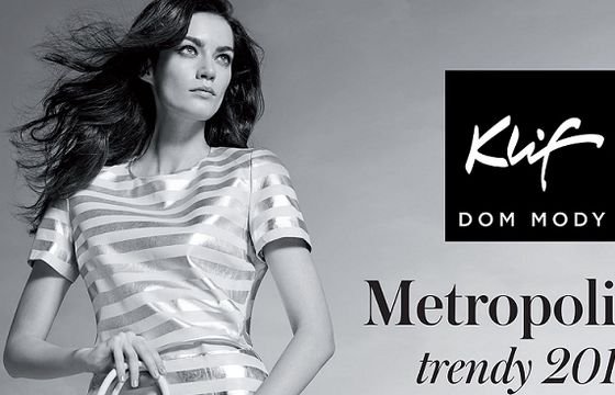 Rysunkowo-zdjęciowe „modowe ego” reklamuje centra Klif