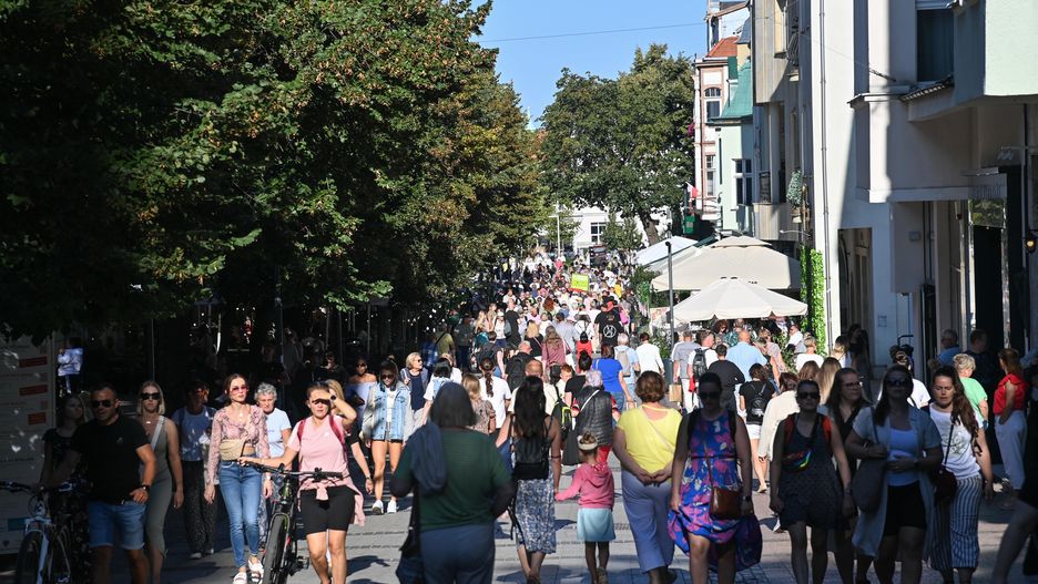 W centrum Sopotu obowiązuje zakaz ruchu - w tym rowerowego