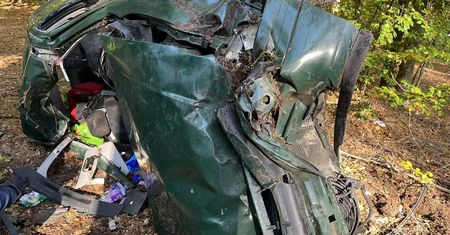 Fatalne w skutkach zderzenie z łosiem. Pięć osób rannych