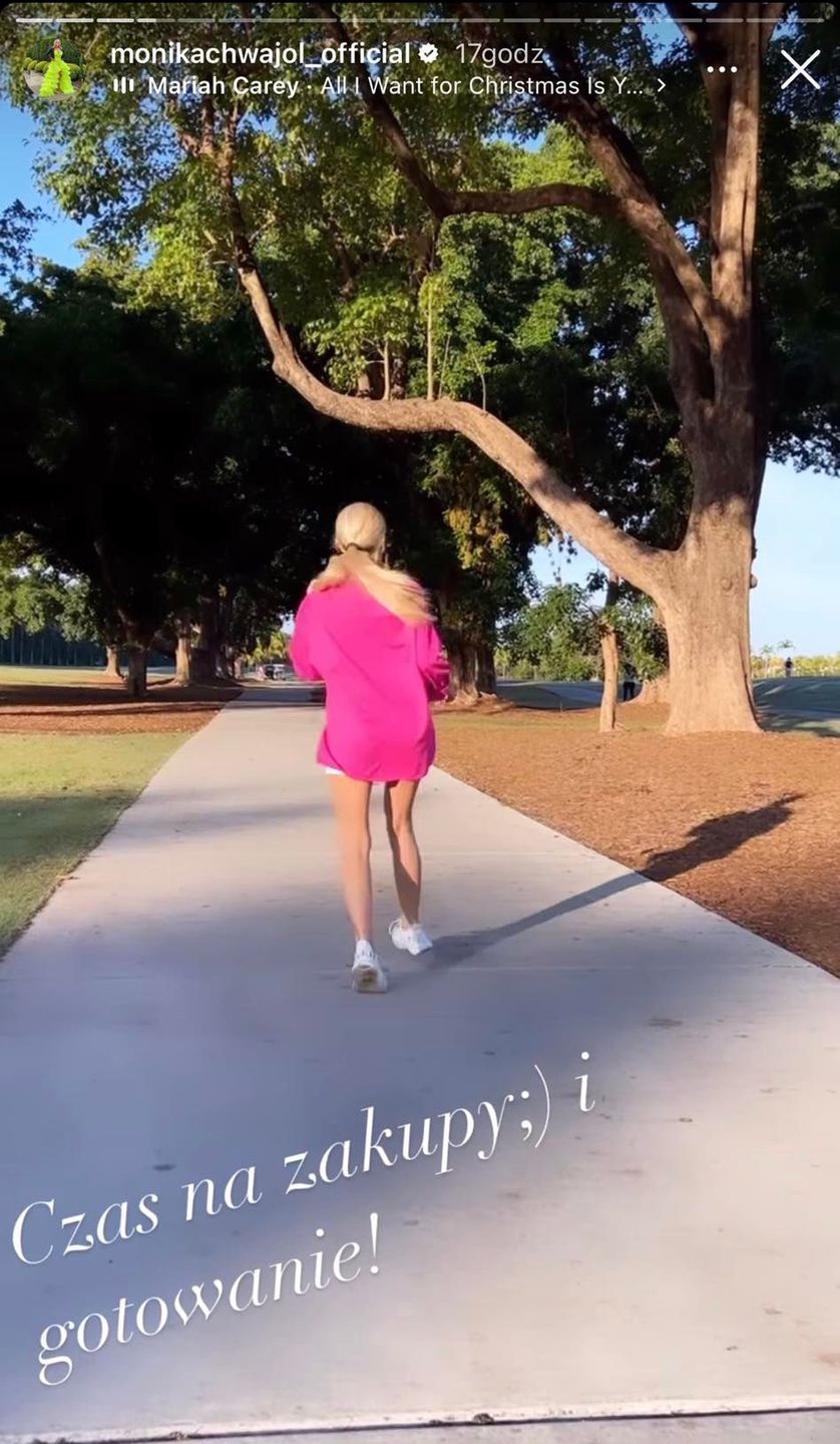 Monika Chwajoł spędza święta w Miami