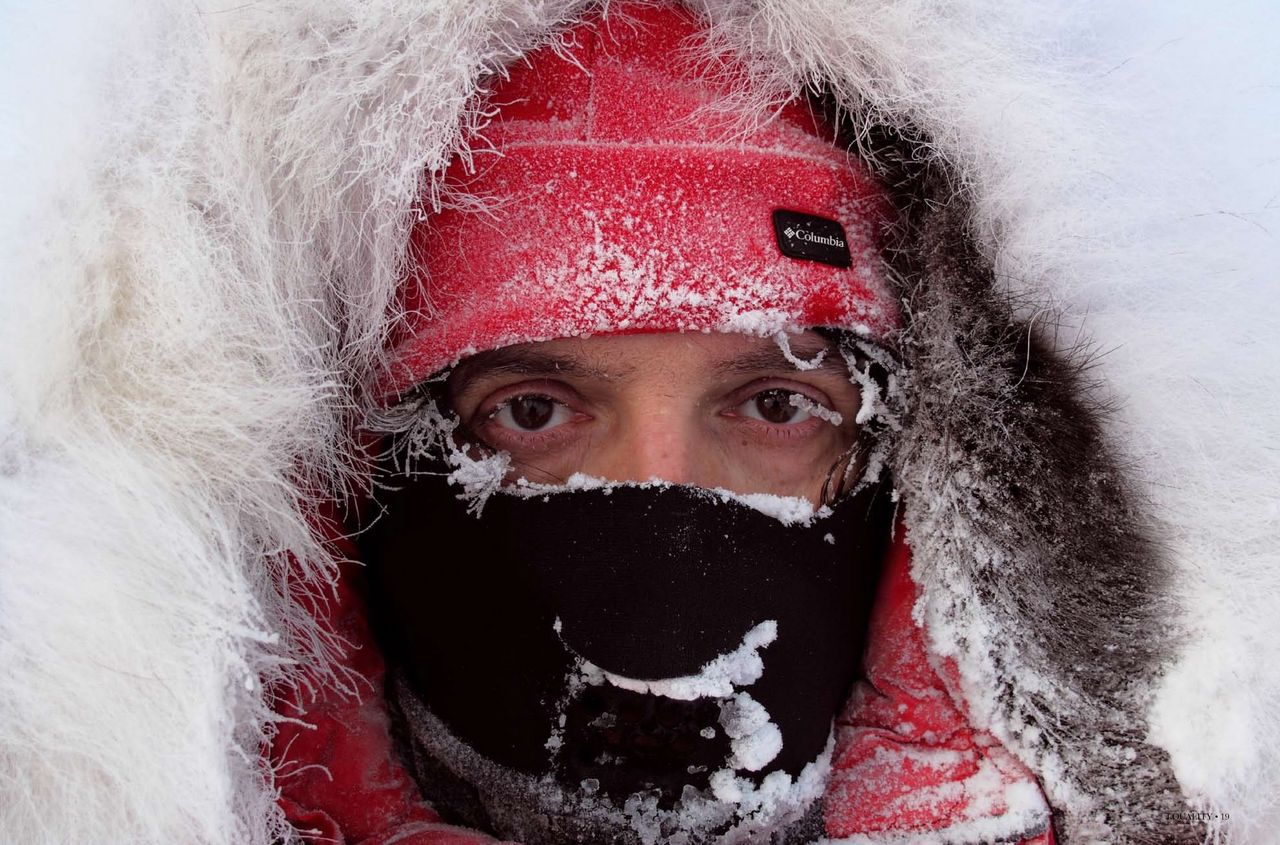 Włoski fotograf Luca Bracali w temperaturze -35 stopni Celsjusza