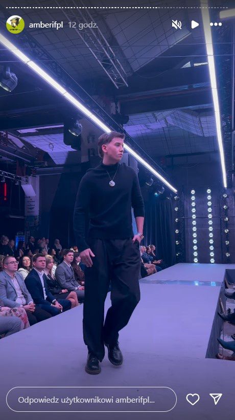 Szymon Bieniuk jako model