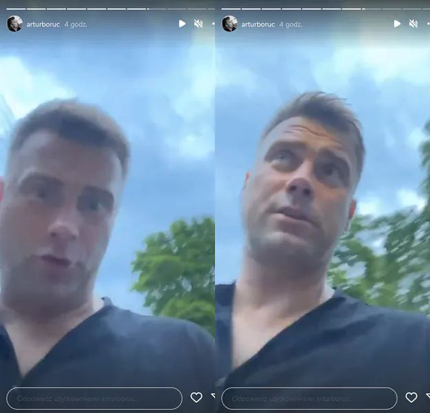 Artur Boruc pokazuje spotkanie ze znajomymi