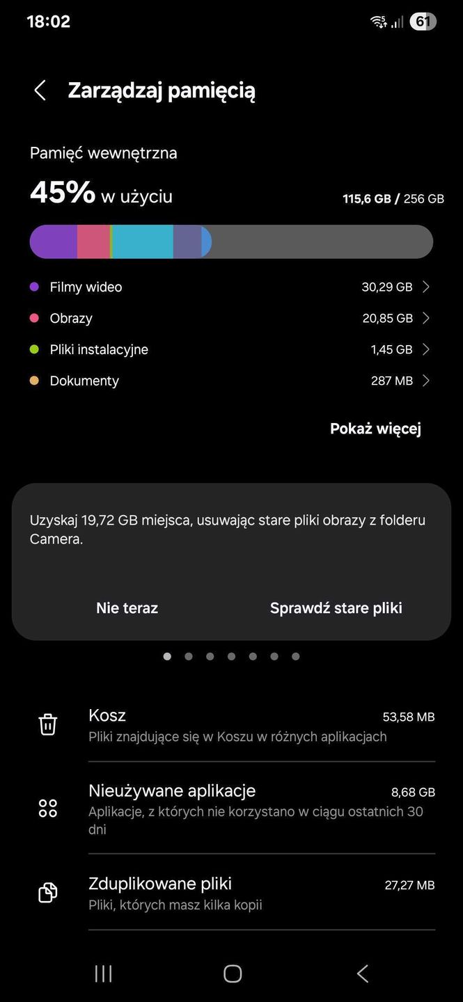 Czyszczenie pamięci podręcznej i zbędnych plików