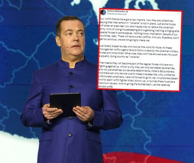 Misja NATO w Ukrainie. Miedwiediew wpadł w szał