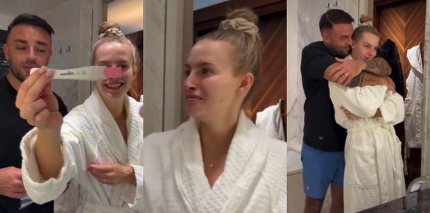 Karolina Pisarek pokazała film z momentu, gdy z Rogerem Sallą dowiedzieli się o ciąży. "W końcu, ku*wa!" (WIDEO)