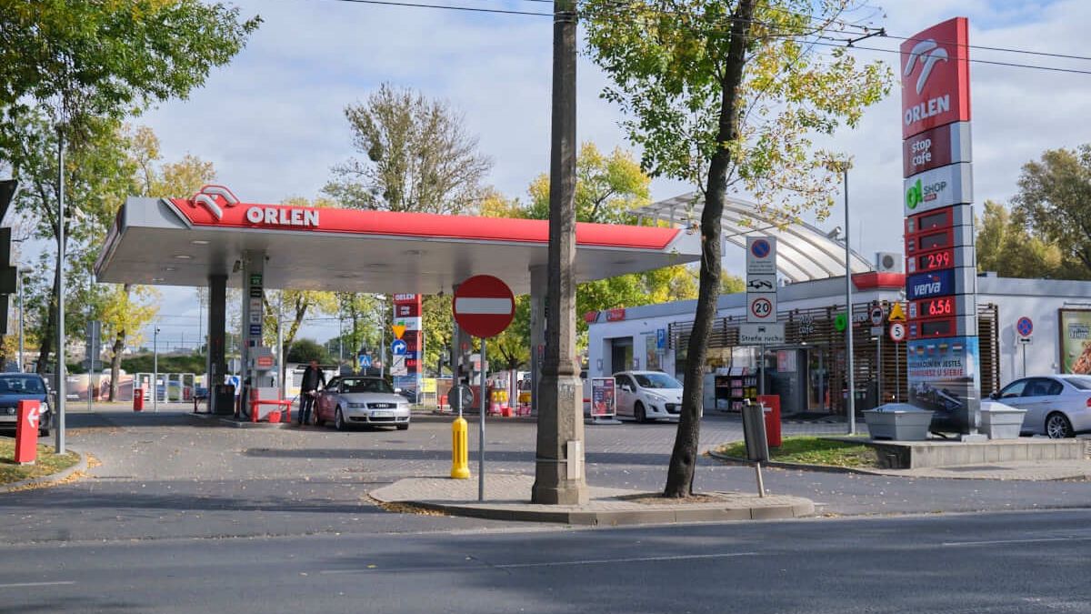 Stacja paliw Orlen przy Al. Zygmuntowskich 8 w Lublinie